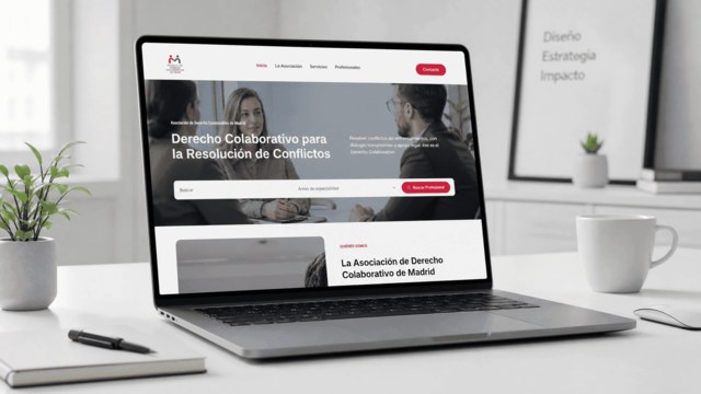 Captura de la web de ADCM, asociación de derecho colaborativo
