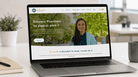 Captura de la web de Bohemia Psicología, psicología
