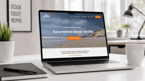 Captura de la web de Rutas Sur Andalucía, excursiones y rutas