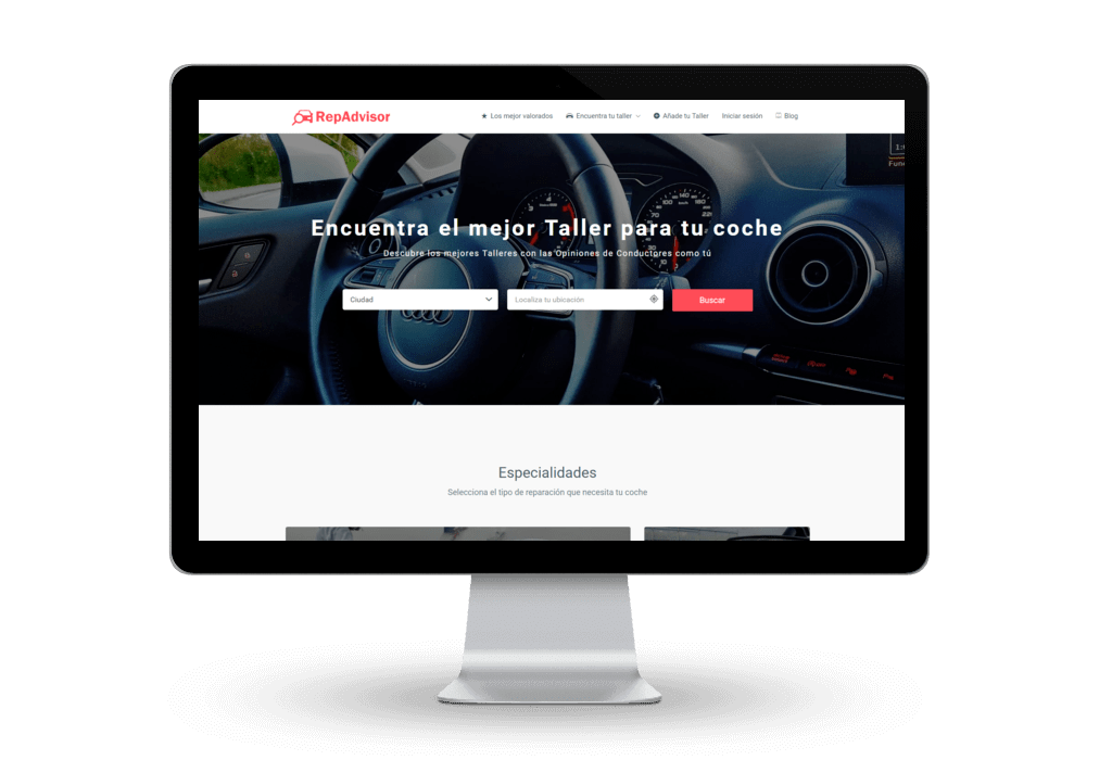 Repadvisor - Directorio de talleres por opinión y ubicación