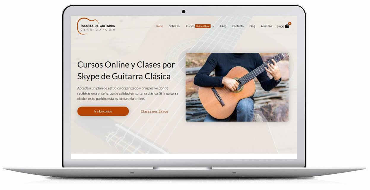Web de formación guitarra clásica