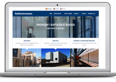 Diseño Web empresa de construcción