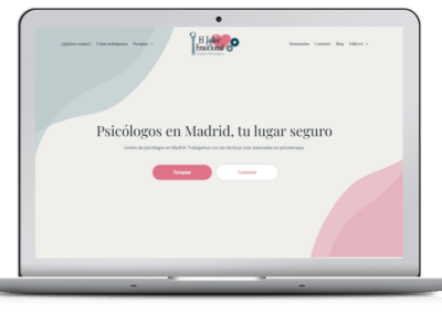 Diseño Web página de psicólogos