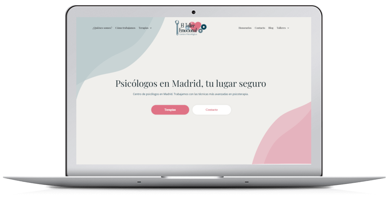 Sitio web para psicólogos