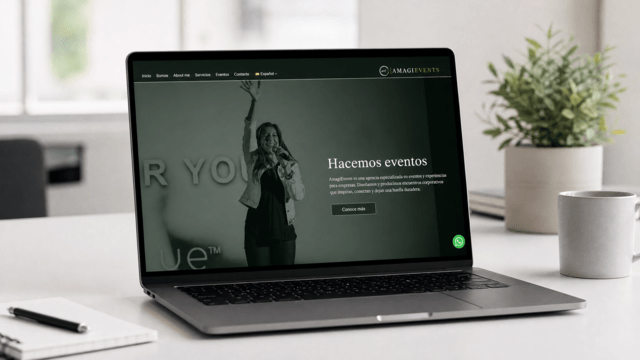Diseño web página agencias