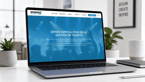 Diseño One Page Agencia Eventos
