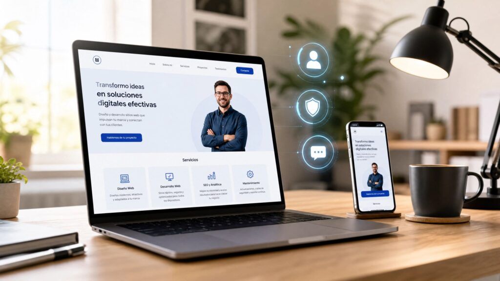Página web para autónomos: qué debe incluir en 2026